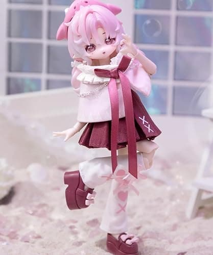 CALEMBOU BJD Blind Box, Ocean Gemstone Series 18cm Ball Jointed Doll, Cute Dress Up Doll with Joints, Collection Action Figure for Birthday Christmas thumbnail 4