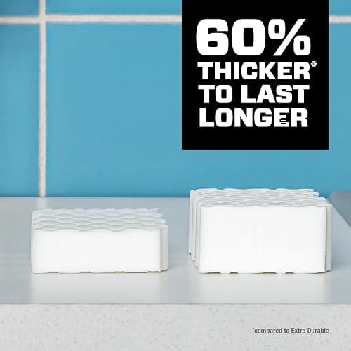 Mr. Clean Magic Eraser Variety Pack with Ultra Thick, Ultra Foamy, and Extra Durable Multi Purpose Cleaner, Magic Eraser Sponge Multi Surface Cleaner, 6ct thumbnail 2