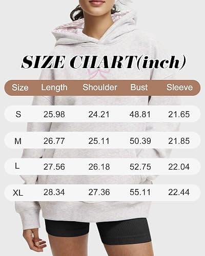 Baonmy Hoodie for Women Bow Embroidery Oversized Cute Graphic Hoodie Preppy Sweatshirts Y2K Long Sleeve Trendy Pullover Tops thumbnail 6