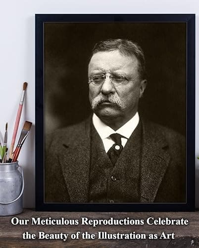 Lone Star Art Theodore Teddy Roosevelt Portrait - 11x14 Unframed Print - Great Vintage Decor, Also Makes a Great Gift thumbnail 7