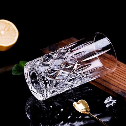 binsakao Highball Glasses Collins Tall Beverage Set of 6, 14 Ounce Cups Glassware for Drinks, Water, Beer, Soda thumbnail 4