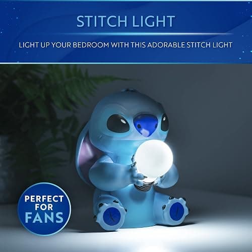 Stitch Light - Officially Licensed Lilo and Stitch Lamp, Disney Collectible Gift , Bedside Table Bedroom Night Light Decor | Paladone - Stitch thumbnail 2
