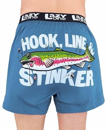 Lazy One Funny Animal Boxers, Novelty Boxer Shorts, Gag Gifts for Men, Humorous Underwear For Men thumbnail 2