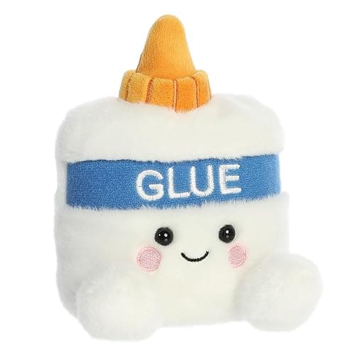 Aurora® Adorable Palm Pals™ Gooey Glue™ Stuffed Animal - Fun Collectible Plush for Kids and Adult Collectors - Perfect for Decorating Rooms and Birthday Gifts - White 5 Inches thumbnail 3