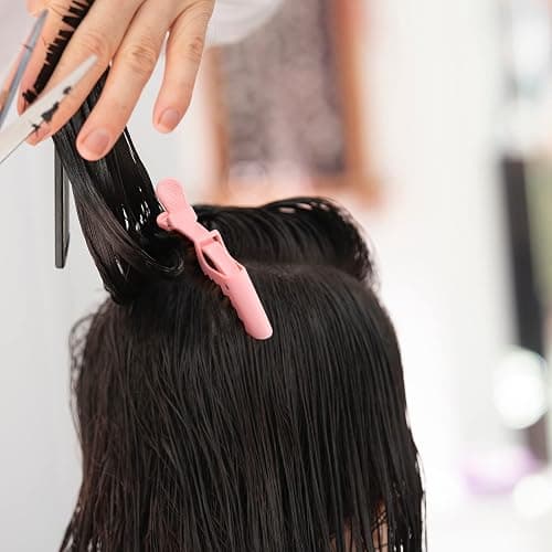 Ondder 24 Pack Large Alligator Clips for Hair Sectioning, Coloring, Cutting - Pink Pro Salon Barber Hair Styling Accessories for Women and Men thumbnail 5
