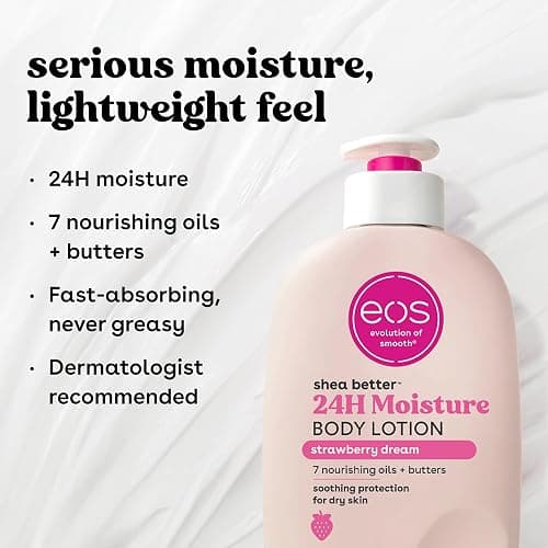 eos Strawberry Dream Scent Layering Bundle - Body Wash, Body Mist, Body Lotion thumbnail 5