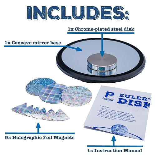 Toysmith Euler’s Disk – Create A Hypnotic Display of Light & Sound- Science Desk Decor for Home and Office – Physics Toys for Adults & Kids 8+ thumbnail 3