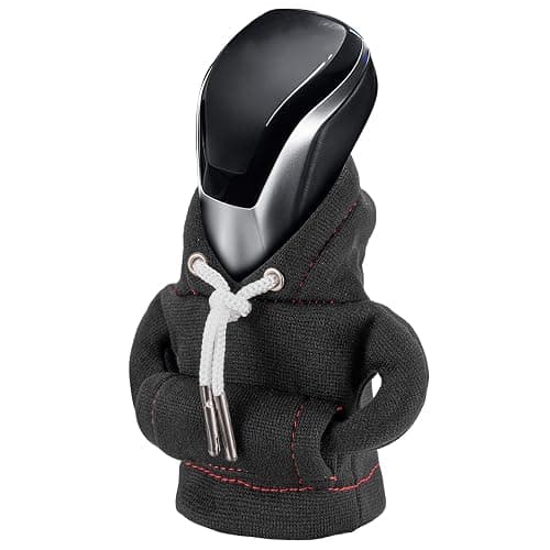 Gear Shift Hoodie, Gear Shift Cover, Universal Car Shift Knob Hoodie, Mini Hoodie for Car Shifter, Automotive Interior Cute Gadgets, Car Accessories and Decorations - Image 1