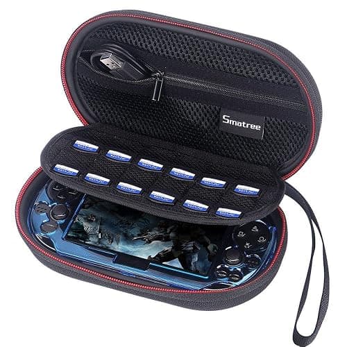 Smatree P100L Carrying Case Compatible for PS Vita 1000, PSV 2000, PS Vita PCH-2000,PSP 3000 with Cover (Console,Accessories and Cover NOT Included) - Image 1