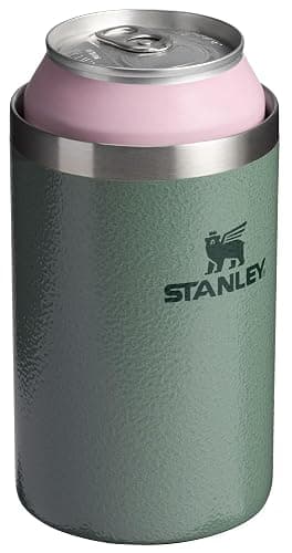 STANLEY Everyday Can Cooler Cup 10 oz | Beer, Seltzers, Soda, and Energy Drinks | Doubles as Tumbler | Insulated Stainless Steel Drink Holder | BPA-Free | Hammertone Green thumbnail 3