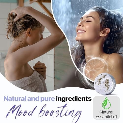 Shower Steamers Aromatherapy Birthday Gifts for Women - SWCANDY 8 Pcs Valentines Day Decorations, Her Mom Adults Men Him Teen Self Care with Natural Essential Oils Relaxation Home SPA Travel Holidays thumbnail 4