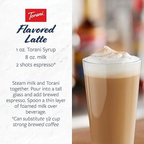Torani Variety Pack Caramel, French Vanilla, Vanilla & Hazelnut, 25.4 Ounces (Pack of 4) - Caramel, French Vanilla, Vanilla, Hazelnut - 25.4 Fl Oz (Pack of 4) thumbnail 7