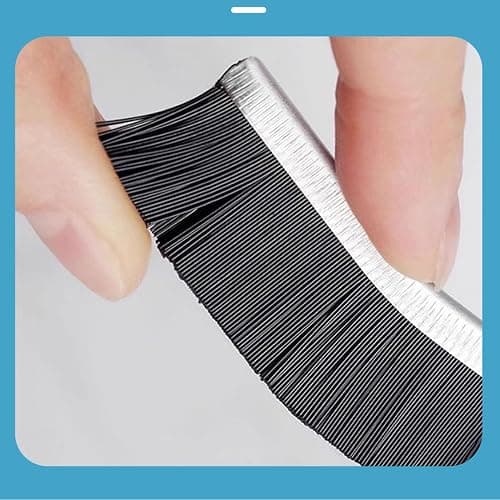 Crevice Cleaning Brush, Bathroom Gap Cleaning Brush, Hard Bristle Brush for Cleaning, Multifunctional Gap Brush, for Blind, Baseboard, Fan, Window or Sliding Door Track (5pcs) thumbnail 2