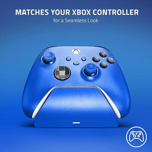 Razer Universal Quick Charging Stand for Xbox Series X|S: Magnetic Secure Charging - Perfectly Matches Xbox Wireless Controllers - USB Powered - Deep Pink (Controller Sold Separately) - Deep Pink thumbnail 4