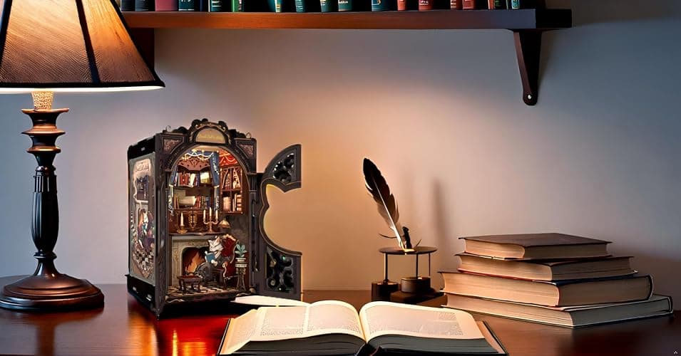 Count Cat's Study (Book Nook) thumbnail 2