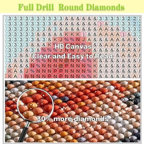 3 Pack Tarot Diamond Art Kits for Adults,Sun Moon Star Diamond Painting Kit | 5D Diamond Art Paintings Kit for Beginners,Round Full Drill Diamond Dot Tools Kit,Extra Diamonds,DIY Craft Gift,12x16 Inch thumbnail 5