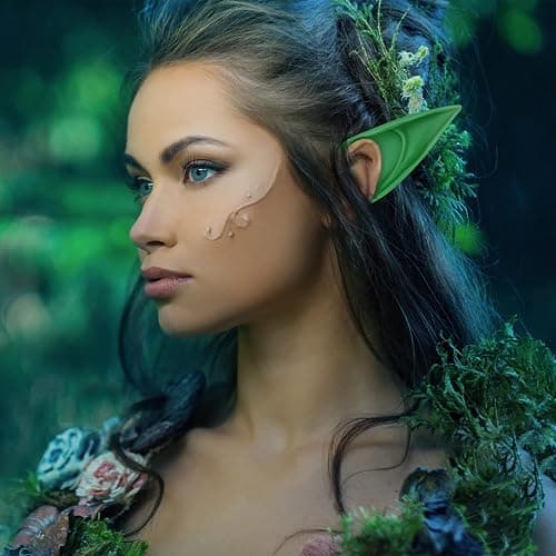 FRESHME Fairy Pixie Elf Ears - Cosplay Soft Pointed Ears Elven Masquerade Vampire Fairy Ears Makeup Costume Accessories thumbnail 3