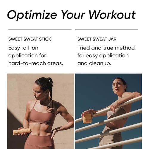Sweet Sweat 'Workout Enhancer' Gel - Maximize Your Exercise & Sweat Faster - 13.5oz Jar (Tropical Scent) thumbnail 6