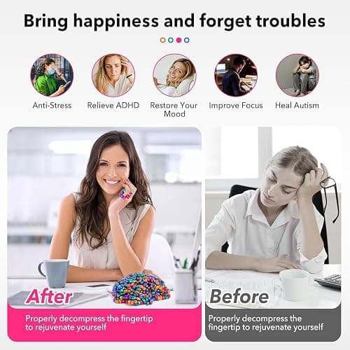 350pcs Fidget Toys, Fidget Gifts Adults, Desk Fidgets Toys for Office Stress/Anxiety Relief ，Novelty Gifts for Teen and Adults (350PCS) thumbnail 5