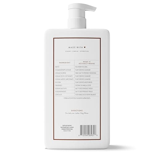 Native Body Wash for Women & Men, Coconut & Vanilla, 36 oz Pump Bottle, Sulfate-Free & Gentle for All Skin Types thumbnail 9