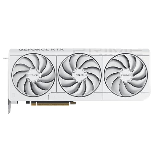 ASUS The SFF-Ready Prime GeForce RTX™ 5070 12GB GDDR7 White OC Edition Graphics Card (PCIe® 5.0, 12GB GDDR7, HDMI®/DP 2.1, 2.5-Slot, Axial-tech Fans, Dual BIOS) thumbnail 18