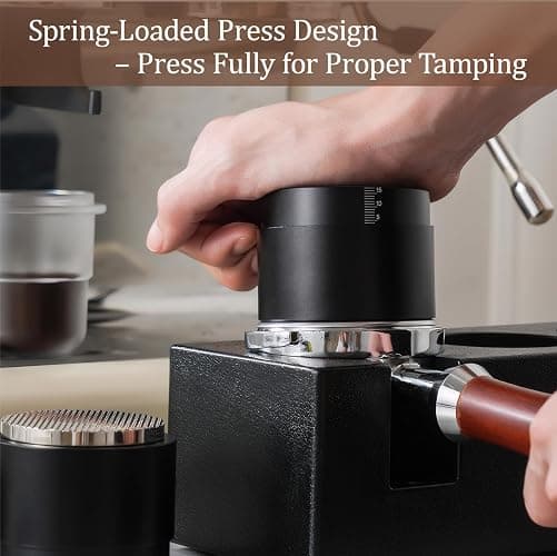DiatZeno 53MM Espresso Accessories - WDT Tool , Coffee Tamper set with 2-in-1 Design, 304 Stainless Steel Premium Coffee Accessories for Home Baristas & Beginners thumbnail 5