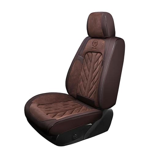 Saienno MM01 Seat Covers 5-Seater Full Set Suitable for Most Cars,Cars,SUV, Pickup Ttrucks, Airbags CompatibleCar Seat Cushion Protectors (Brown) thumbnail 8