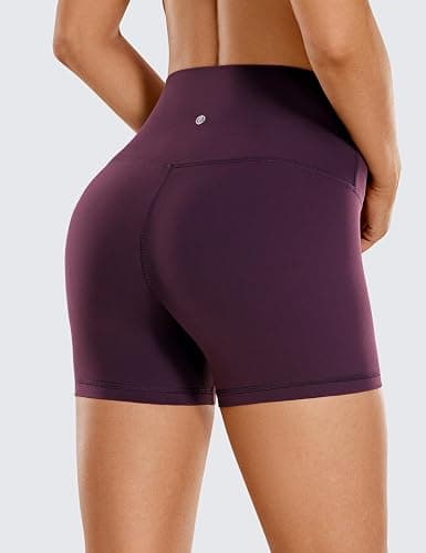 CRZ YOGA Butterluxe Biker Shorts 4'' - High Waisted Booty Workout Volleyball Yoga Womens Spandex thumbnail 2