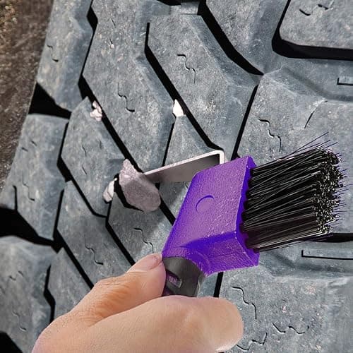 BOTH WINNERS Horse Hoof Pick Brush with Soft Touch Handle (Purple) thumbnail 6