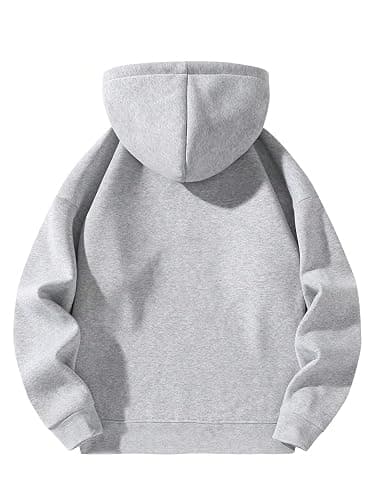 SOLY HUX Men's Quarter Zip Hoodies Zip Up Hoodie Long Sleeve Drop Shoulder Sweatshirt Casual Pullover thumbnail 2