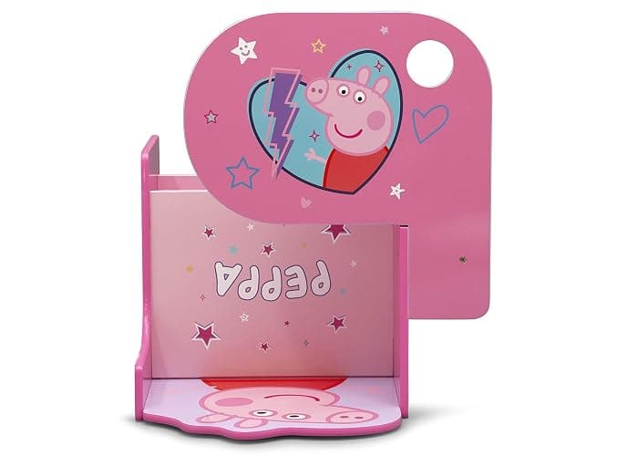 Delta Children Chair Desk with Storage Bin - Ideal for Arts & Crafts, Snack Time, Homeschooling, Homework & More, Peppa Pig thumbnail 10