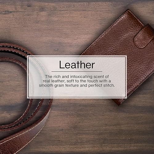 LITTLE TREES Car Air Freshener | Hanging Tree Provides Long Lasting Scent for Auto and Home | Leather, 24 Air Fresheners thumbnail 4
