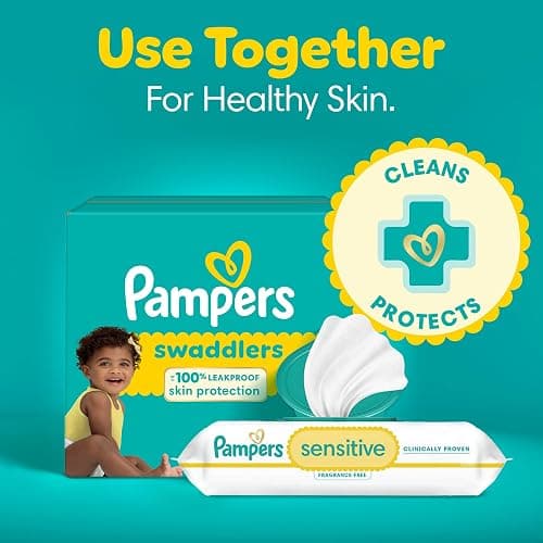Pampers Baby Diapers - Swaddlers - Size 7, 44 Count, Ultra Absorbent Disposable Infant Diaper thumbnail 12