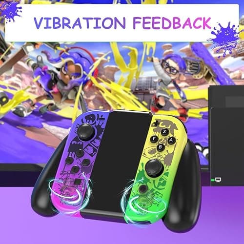 VOXAMINDALE Switch Controller replacement for Nintendo Switch Controller, Compatible With Switch/Lite/OLED, with/Dual Vibration/Motion/Wake-up/Screenshot (SP3) thumbnail 5