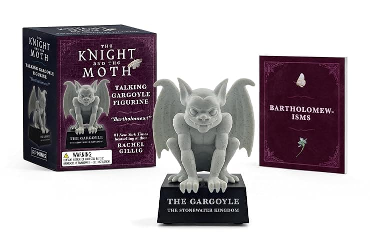The Knight and the Moth Talking Gargoyle Figurine: "Bartholomew!" (From the Stonewater Kingdom Duology by Rachel Gillig) - Image 1