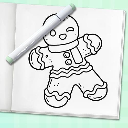 Christmas: Bold and Easy Coloring Book for Adults, Teens, and Seniors with Simple and Relaxing Holiday Designs (Bold and Easy Coloring Books) thumbnail 5