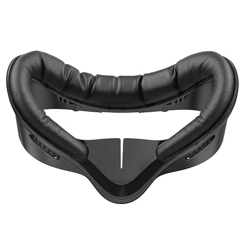 Face Pad for Meta Quest 3S Facial Interface for Oculus Quest 3S Accessories Vr Face Cover Replacement with Sweet-Proof PU Leather Foam Cushion Black - Image 1