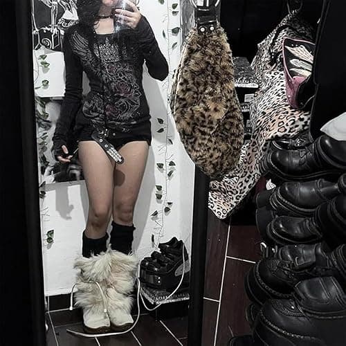 Grunge Shirts Emo Clothe Teen Girls Vintage Graphic Tee Y2k 2000s Goth Top Women Mcbling Long Sleeve Streetwear thumbnail 2