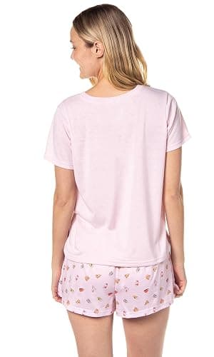 INTIMO Gilmore Girls Womens' Coffee Life's Short Talk Fast Sleep Pajama Set Shorts thumbnail 5