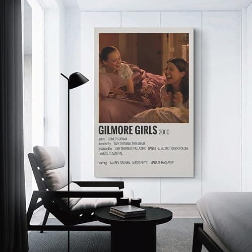 Tv Series Movie Poster Gilmore Girls 90s Minimalist Poster Canvas Painting Wall Art Poster for Bedroom Living Room Decor 16x24inch(40x60cm) Unframe-style thumbnail 3