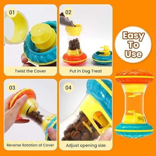 BoYoYo Interactive Dog Puzzle Toys for Boredom, Dogs Enrichment Toy to Keep Them Busy, Treat Dispensing Slow Feeder thumbnail 7