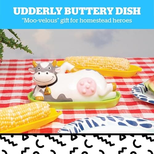 BigMouth Inc Udderly Buttery Butter Dish thumbnail 2