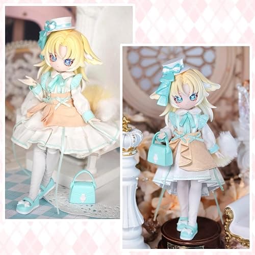 BJD Dolls BJD Blind Box 1/12 BJD Dolls 7" Ball Jointed Doll Dress Up Dolls Collectible Figures Gift for Party Birthday Ages 15 and Up PVC & ABS Costume Included, Vision Reconstruction thumbnail 6