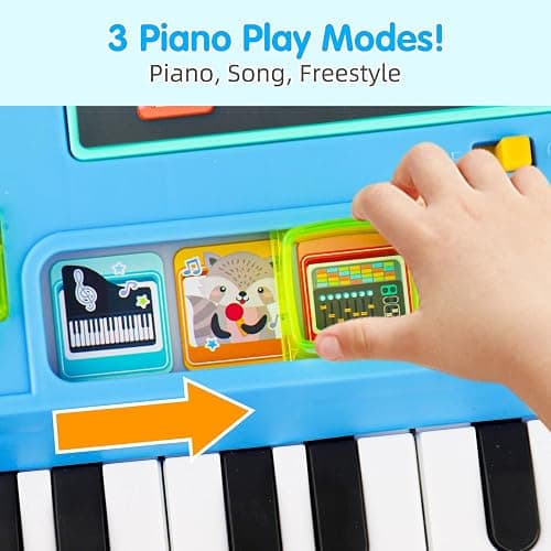 Baby DJ Table for Toddlers 1-3, Baby Musical Piano Toys 6-9-12-18 Months Toddler Activity Learning DJ Mixing Table with Music & Light Educational Toy for 1 Year Old Boy Girl First Birthday Infant Gift thumbnail 6