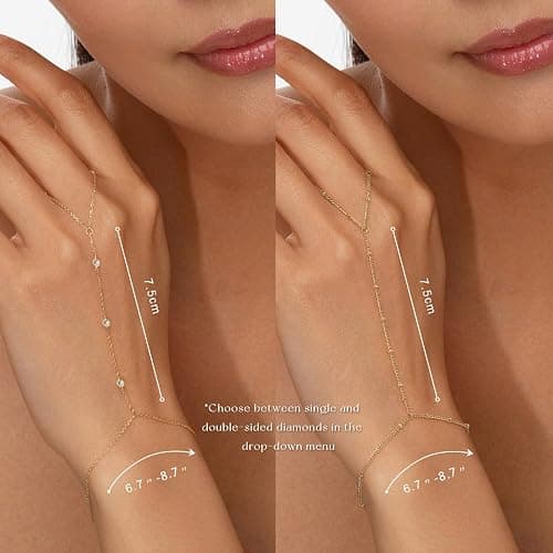 adoyi Gold Bracelets for Women, 14K Gold Plated Stackable Bracelet Stack Set Adjustable Charm Paperclip Chain Cuban Link Layered Waterproof Jewelry Sets Gifts for Womens 6.0/6.8/7.2" thumbnail 7