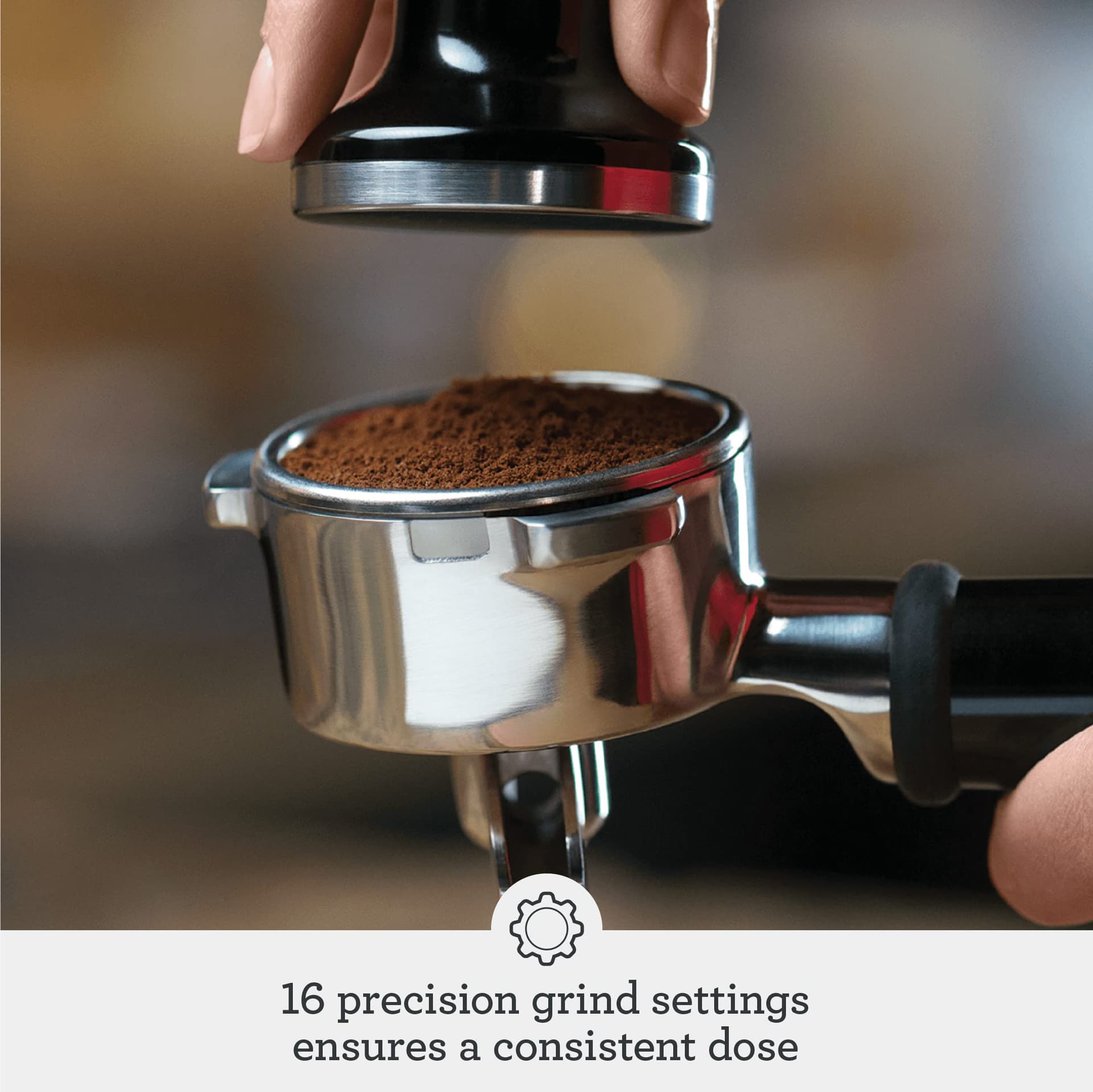Breville Barista Express Espresso Machine, Brushed Stainless Steel BES870BSS thumbnail 4