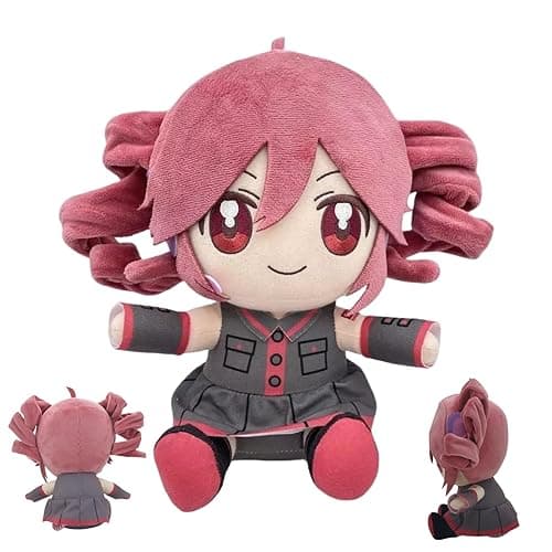 10inch Kasane Teto Plush, Teto Figure, Stuffed Figure Throw Pillows Home Decor Virtual Character Musical Soft Doll Gifts - Image 1
