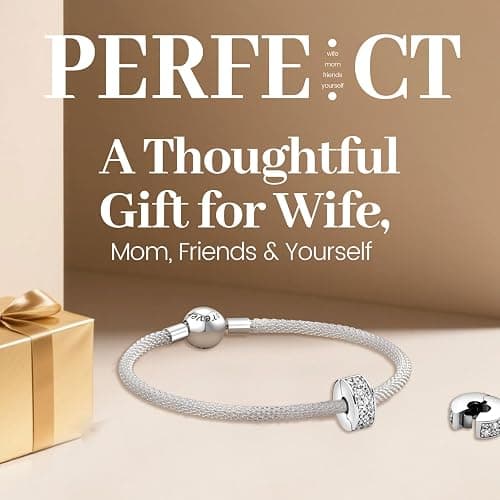💙 Clip Stoppers for Bracelets 925 Sterling Silver Safety Chain Security for Women Charm Bracelets thumbnail 2