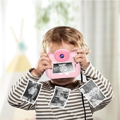 Kids Camera Instant Print 3.5 Inch, Instant Print Camera for Kids Pint Photos, Kid Digital Print Cameras Instantly, Toddler Toys Cameras for 3-12 Years Old Girls Birthday thumbnail 6