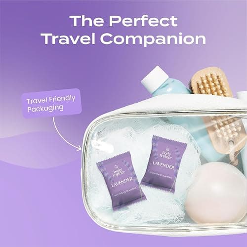 Body Restore Shower Steamers Aromatherapy 15 Pack - Christmas Stocking Stuffers, Birthday Gifts for Women, White Elephant, Relaxation, Self Care for Men - Lavender thumbnail 9